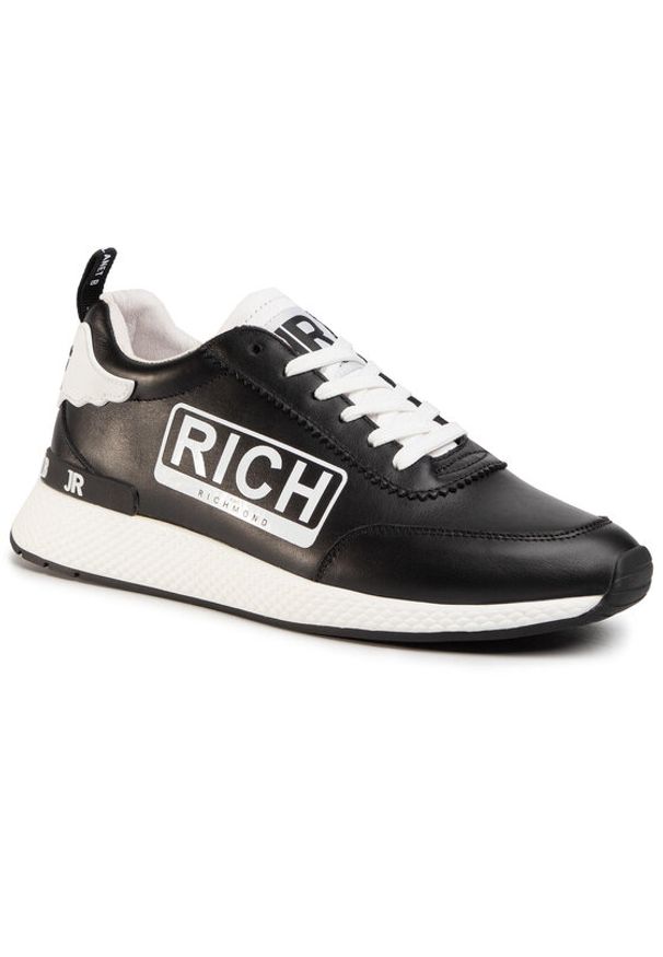 Sneakersy John Richmond. Kolor: czarny