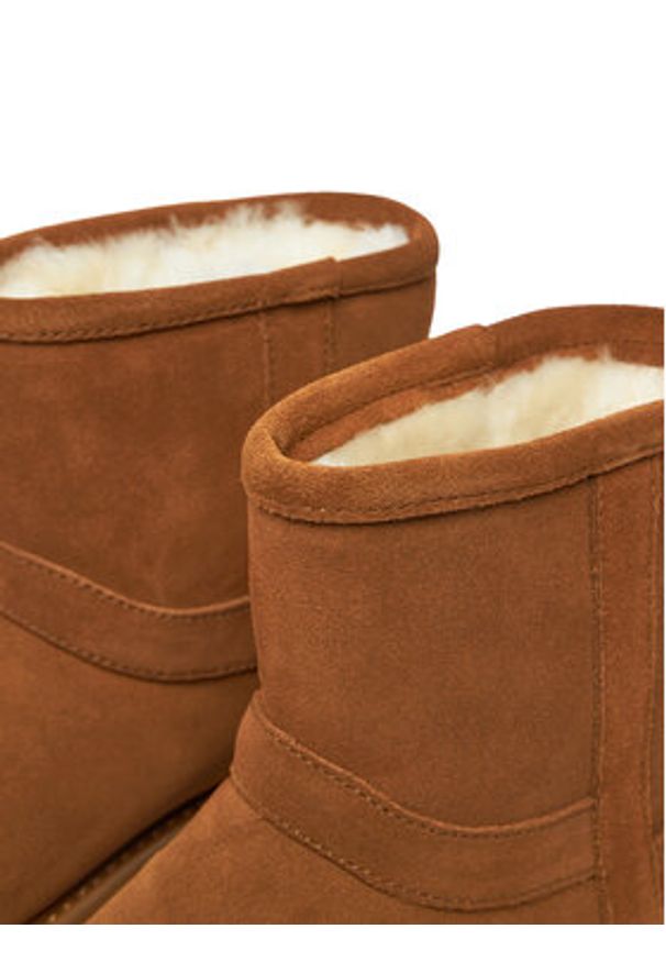 EMU Australia Śniegowce Banks W13216 Brązowy. Kolor: brązowy. Materiał: skóra