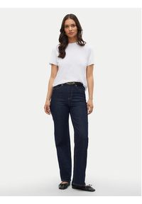 Vero Moda T-Shirt Paulina 10316991 Biały Regular Fit. Kolor: biały. Materiał: bawełna