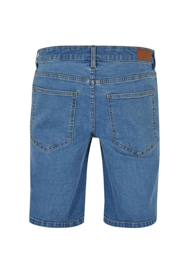 Urban Classics - Męskie Spodenki Jeansowe O Luźnym Kroju. Kolor: niebieski. Materiał: jeans