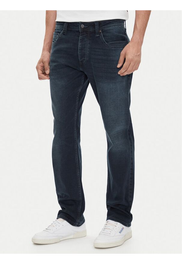 Mustang Jeansy Michigan 1016338 Granatowy Straight Fit. Kolor: niebieski