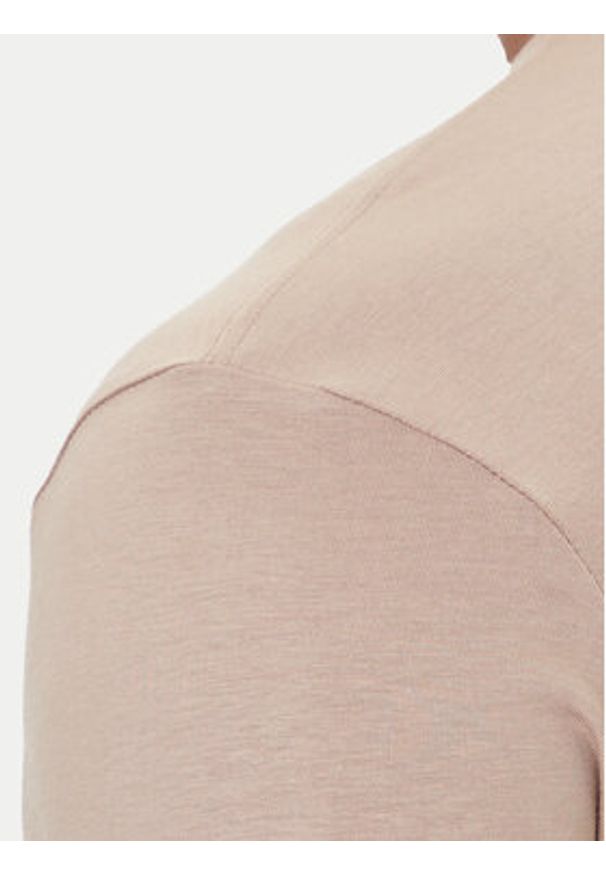 TOMMY HILFIGER - Tommy Hilfiger T-Shirt Linear Flag MW0MW41338 Beżowy Regular Fit. Kolor: beżowy. Materiał: bawełna