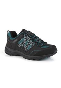 Buty trekkingowe damskie Samaris Low II Regatta. Kolor: wielokolorowy, niebieski, czarny. Materiał: guma, poliester