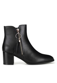 MEXX Botki MX/006C-WYL Czarny. Kolor: czarny. Materiał: skóra