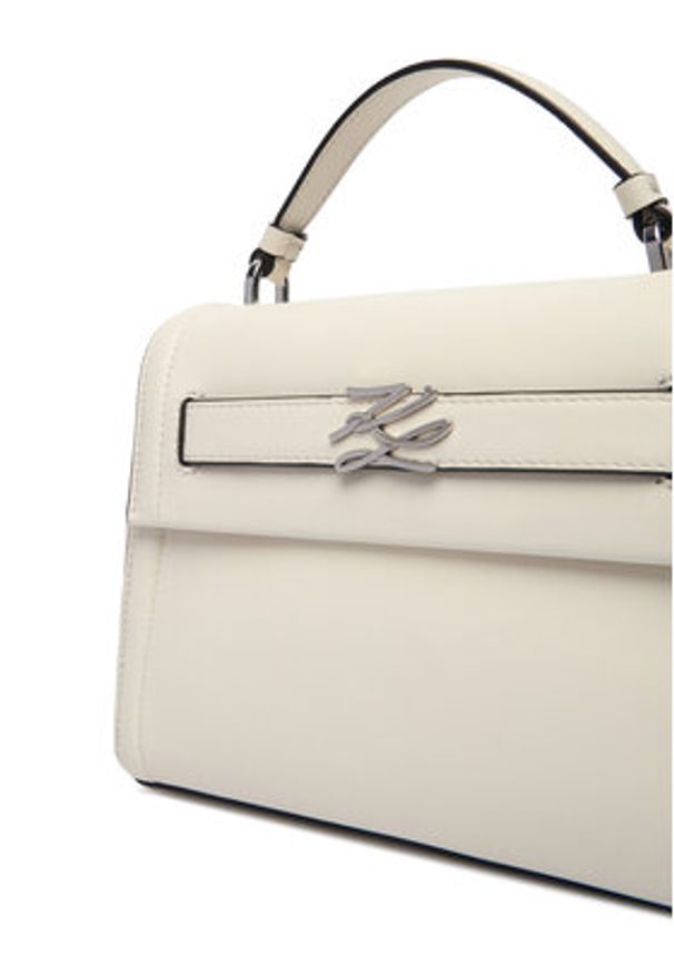 Karl Lagerfeld - KARL LAGERFELD Torebka B1W30278 Biały. Kolor: biały. Materiał: skórzane