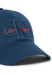Calvin Klein Czapka z daszkiem Large Monologo LV04D5039G Granatowy. Kolor: niebieski. Materiał: bawełna #2