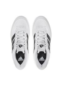 Adidas - adidas Sneakersy Courtblock IF4033 Biały. Kolor: biały. Materiał: skóra