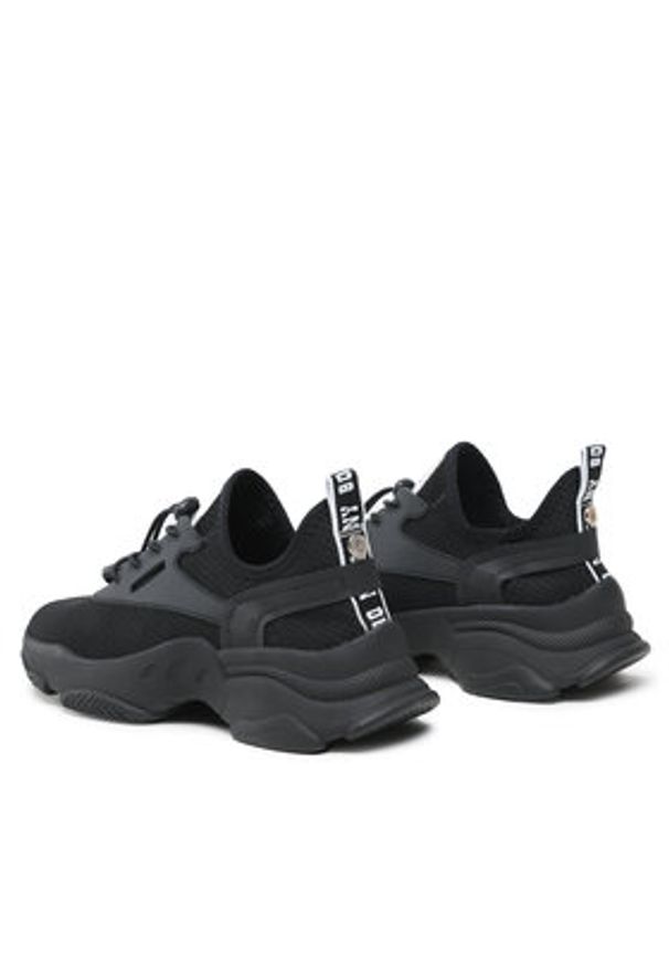 Steve Madden Sneakersy Match-E SM19000020-184 Czarny. Kolor: czarny. Materiał: materiał