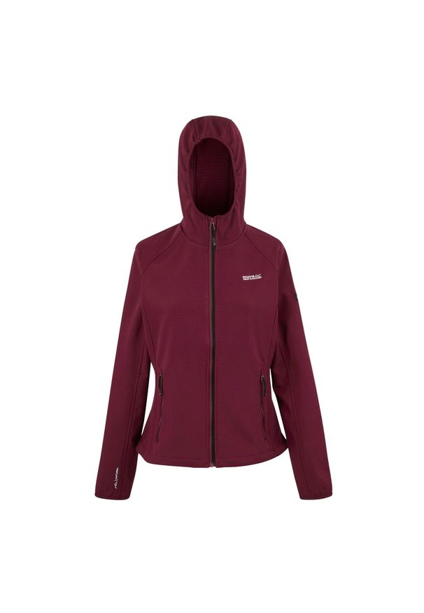 Regatta - Kurtka Softshellowa Damska. Kolor: czerwony. Sport: turystyka piesza