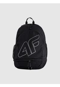 4f - 4F Plecak miejski (25 L) z kieszenią na laptop - czarny Uniwersalny. Kolor: czarny. Styl: sportowy, casual