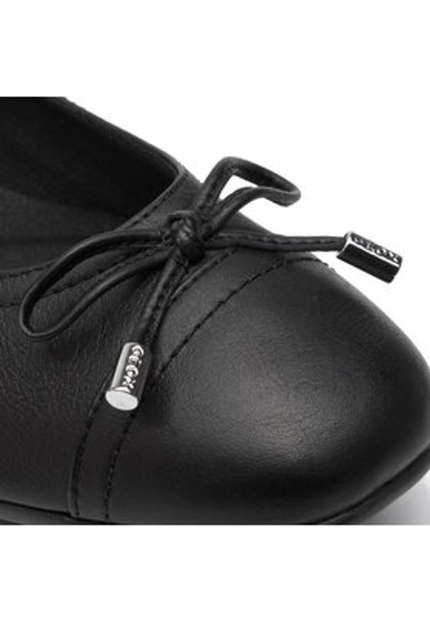 Geox Baleriny D Annytah D D927ND 00085 C9997 Czarny. Kolor: czarny. Materiał: skóra