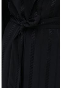 Sisley szlafrok kolor czarny. Kolor: czarny