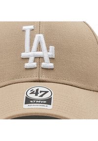 47 Brand Czapka z daszkiem Los Angeles Dodgers B-MVPSP12WBP-KHB Beżowy. Kolor: beżowy. Materiał: materiał, akryl #2