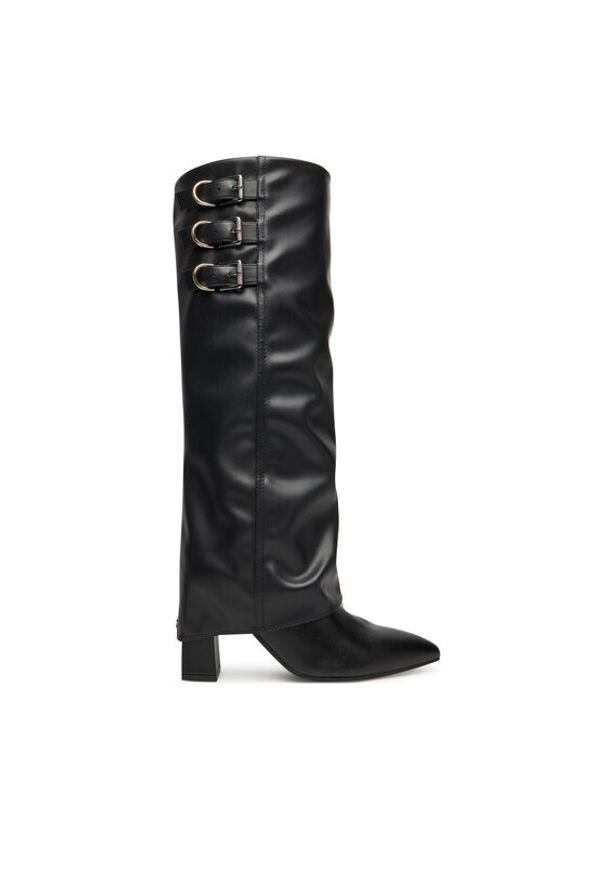 Guess Kozaki FLFGAR ELE11 Czarny. Kolor: czarny. Materiał: skóra