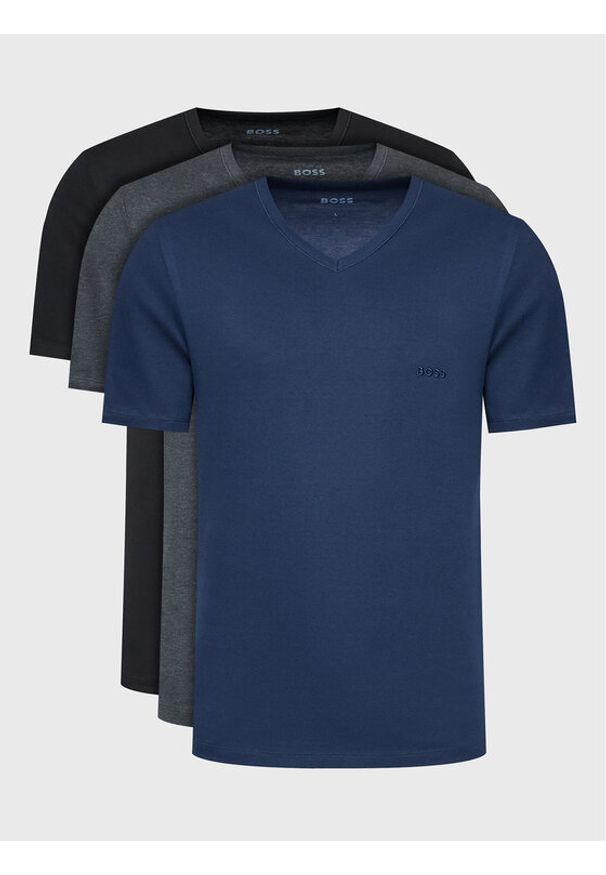 BOSS Komplet t-shirtów Classic 50475285 Kolorowy Regular Fit. Materiał: bawełna. Wzór: kolorowy