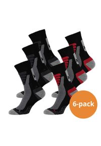 XTREME SOCKSWEAR - Skarpety turystyczne Xtreme 6-pack Multi Czarny. Kolor: czarny. Sport: turystyka piesza