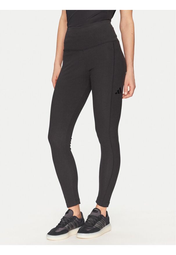 Adidas - adidas Legginsy ALL SZN JJ1249 Czarny Slim Fit. Kolor: czarny. Materiał: bawełna, wiskoza