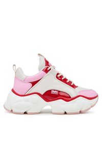 Buffalo Sneakersy Binary Glam 1636475 Różowy. Kolor: różowy. Materiał: skóra