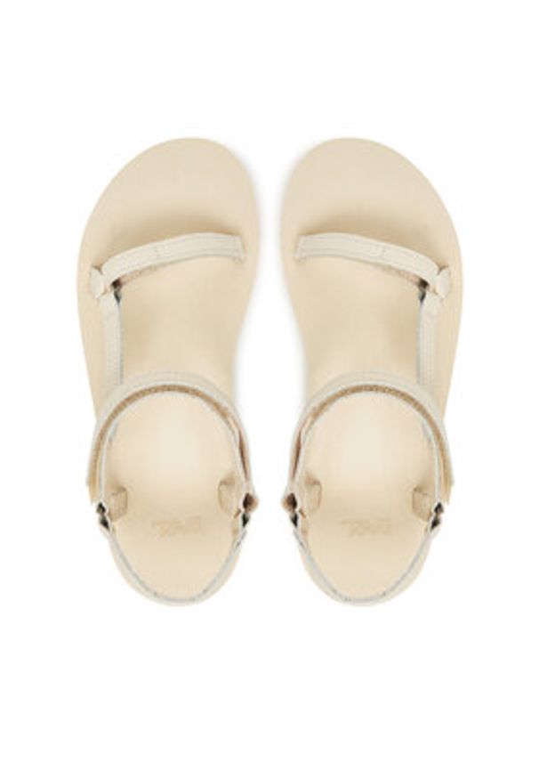 Teva Sandały Original Universal Slim 1151031 Écru. Kolor: kremowy. Materiał: skóra