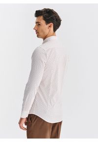 Pako Lorente - PAKO LORENTE – Biała koszula w kwiatowy print. Kolor: biały. Materiał: bawełna, elastan. Długość rękawa: długi rękaw. Długość: długie. Wzór: nadruk, kwiaty #7