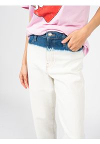 Pinko Jeansy "Flexi Maddie 7" | 1J10LM Y652 | Flexi Maddie 7 Mom Fit | Kobieta | Biały, Niebieski. Stan: podwyższony. Kolor: biały, niebieski, wielokolorowy #5