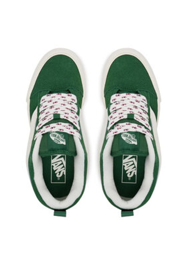 Vans Tenisówki Knu Skool VN000D6ZBR11 Zielony. Kolor: zielony. Materiał: skóra, zamsz