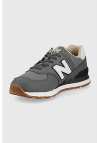New Balance sneakersy U574VR2 kolor szary. Nosek buta: okrągły. Zapięcie: sznurówki. Kolor: szary. Materiał: guma. Model: New Balance 574 #2