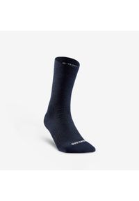 quechua - Skarpety turystyczne Quechua SH100 Mid. Kolor: niebieski. Materiał: poliester, elastan, poliamid. Sport: turystyka piesza
