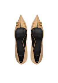 Elisabetta Franchi Szpilki SA14B61E2 Beżowy. Kolor: beżowy. Materiał: skóra, lakier. Obcas: na szpilce #5