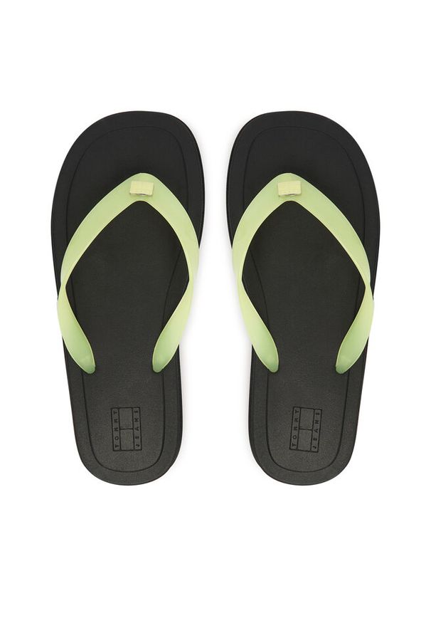 Japonki Tommy Jeans. Kolor: zielony