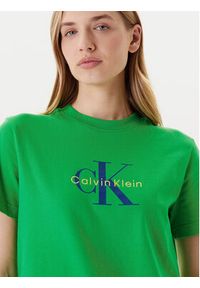 Calvin Klein Jeans T-Shirt Hero Classic LV047B865G Zielony Regular Fit. Kolor: zielony. Materiał: bawełna