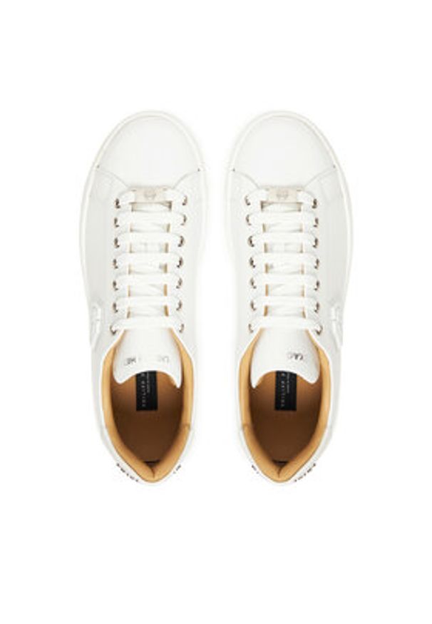 Philipp Plein - PHILIPP PLEIN Sneakersy PAES USC0722 PLE005N01 Biały. Kolor: biały. Materiał: skóra