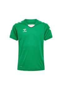 Koszulka dziecięca Hummel hmlCORE XK. Kolor: zielony. Materiał: tkanina. Sport: fitness, piłka nożna #1