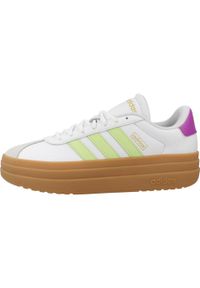 Adidas - Kapcie ADIDAS VL COURT BOLD Biały. Kolor: biały. Materiał: syntetyk, tkanina, skóra. Styl: sportowy