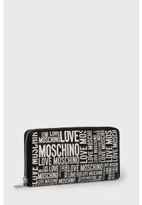 Love Moschino - Portfel. Kolor: czarny. Materiał: materiał #2