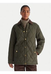 Hunter Kurtka przejściowa Witton HARW0004252 Zielony Regular Fit. Kolor: zielony. Materiał: syntetyk