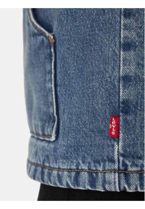 Levi's® Kamizelka A8580-0000 Niebieski Relaxed Fit. Kolor: niebieski. Materiał: bawełna
