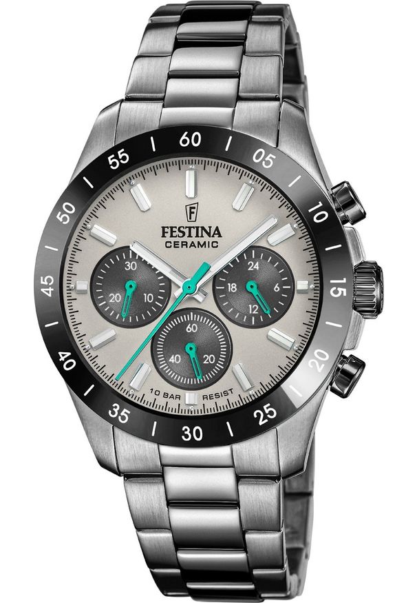 Zegarek męski Festina F20703-1 srebrny. Kolor: srebrny
