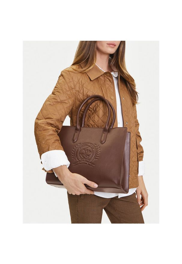 Torebka Beverly Hills Polo Club. Kolor: brązowy