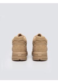 Big-Star - Sneakersy męskie ocieplane beżowe OO174581 801. Okazja: na co dzień. Nosek buta: okrągły. Kolor: beżowy. Materiał: skóra ekologiczna. Sport: turystyka piesza