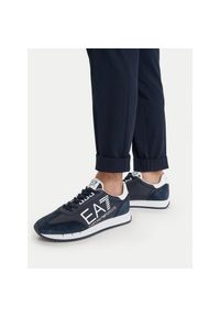 Sneakersy EA7 Emporio Armani. Kolor: niebieski #1