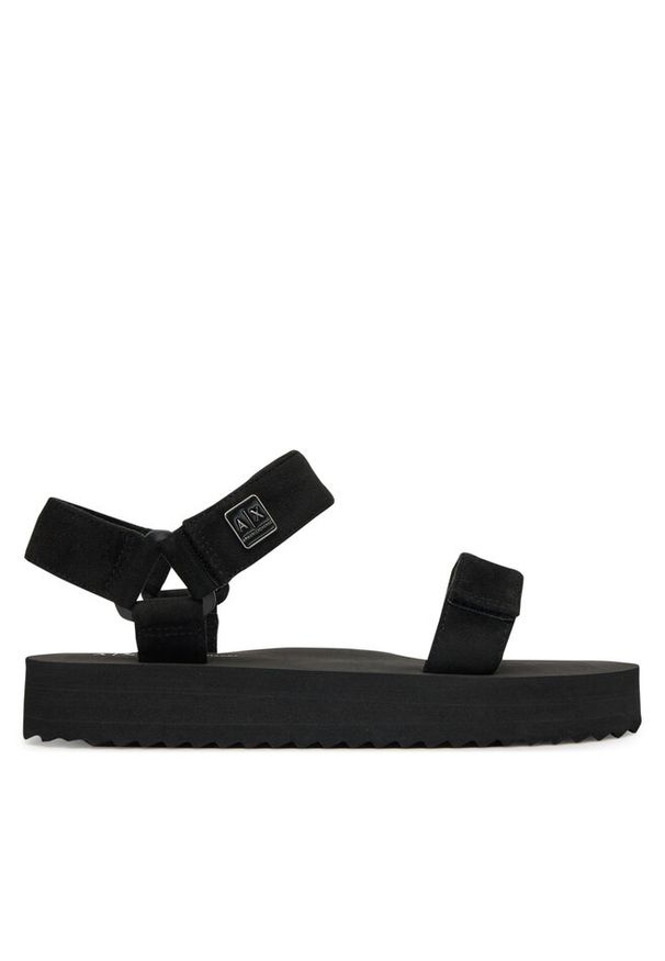 Sandały Armani Exchange. Kolor: czarny