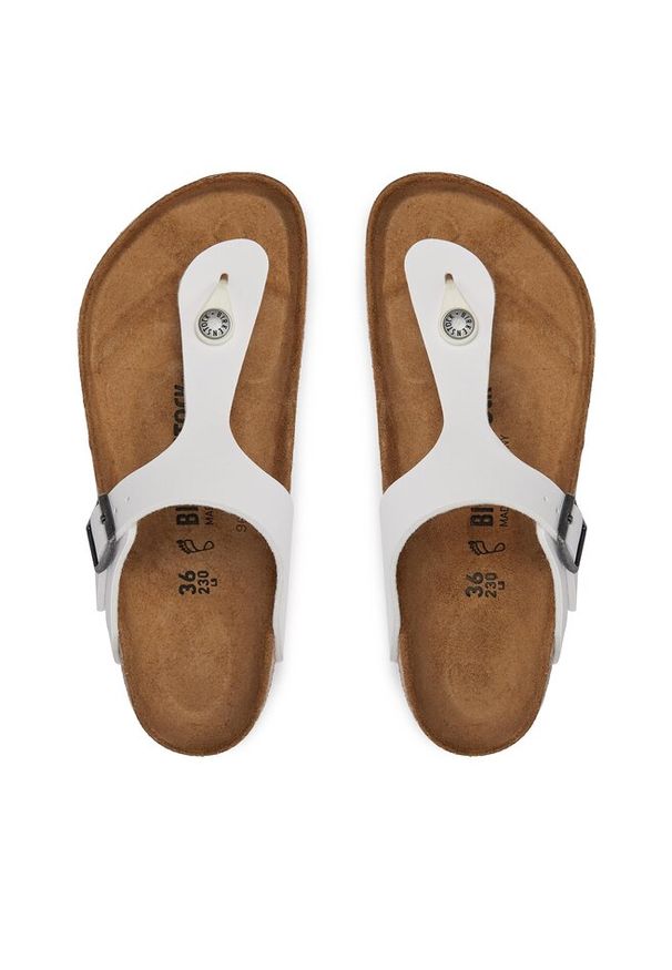 Japonki Birkenstock. Kolor: biały