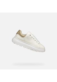 Geox - Buty GEOX J PUFFYPOP GIRL Beżowy. Kolor: szary, biały, wielokolorowy. Materiał: tkanina, syntetyk. Sport: turystyka piesza #1