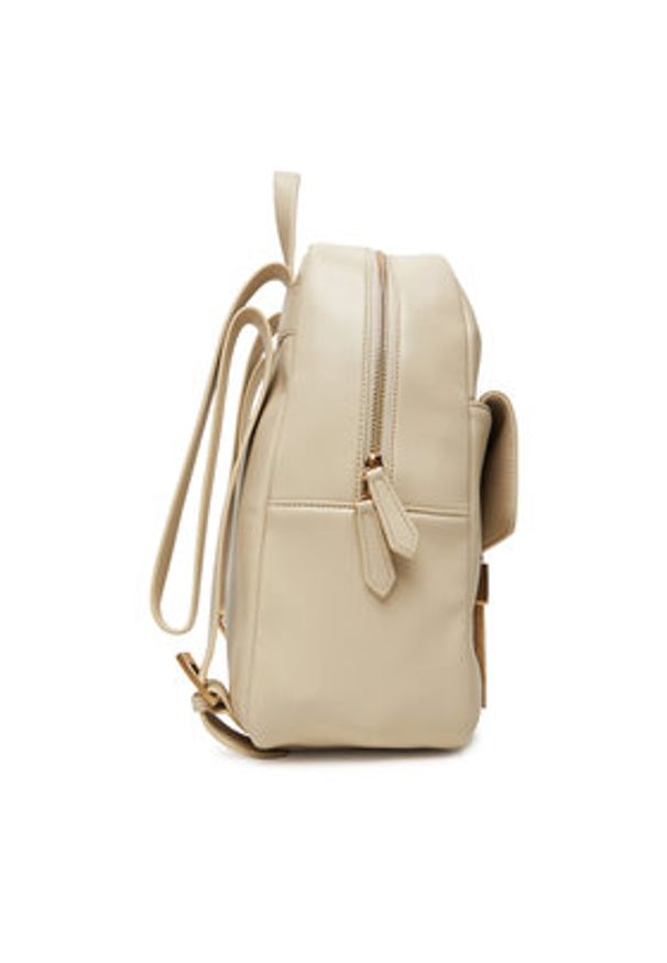 VALENTINO - Valentino Plecak Stella VBS9AK20 Écru. Kolor: kremowy. Materiał: skóra