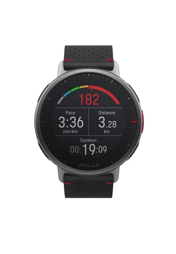 POLAR - Polar Smartwatch Vantage V2 900101216 M/L Czarny. Rodzaj zegarka: smartwatch. Kolor: czarny. Materiał: polar