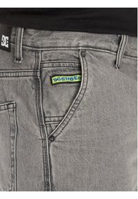 DC Szorty jeansowe Carpenter Baggy Short Rmg ADYS03019 Szary Baggy Fit. Kolor: szary. Materiał: bawełna