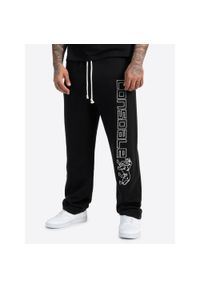 Spodnie do biegania Lonsdale Stonesfield. Okazja: na co dzień. Kolor: czarny. Materiał: dresówka. Styl: casual, sportowy #1