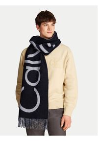 Calvin Klein Szalik Classic K50K512369 Szary. Kolor: szary. Materiał: wełna, materiał