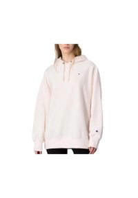 Bluza dresowa damska Champion Hooded Sweatshirt. Kolor: różowy. Materiał: poliester, bawełna